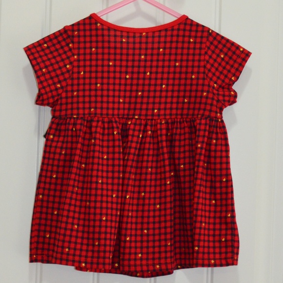 NWT Red Plaid Dress (Available in 18mo & 24 mo) - Picture 3 of 4